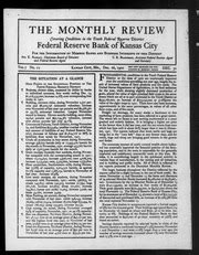 Vektörel federal reserve bank of kansas logosu. The Monthly Review. Federal Reserve Bank of Kansas City ...