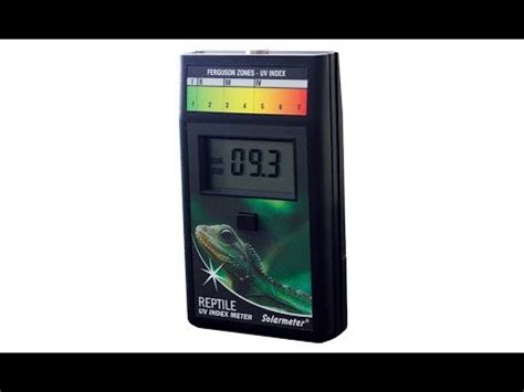 Solarmeter Model 6 5R Reptile UV Index Meter YouTube