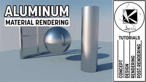 Learn To Create Aluminum Material Tutorial Vray 20 And Sketchup 2016
