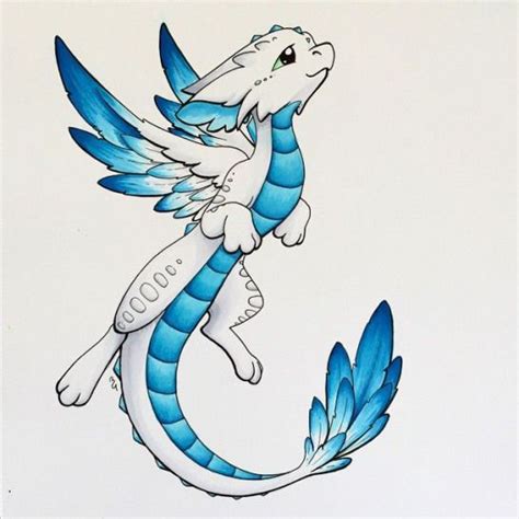 My Dad Requested A Copic Marker Dragon While I Was Visiting This