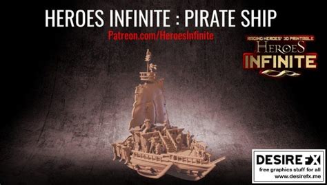 Desire Fx 3d Models Pirate Ship