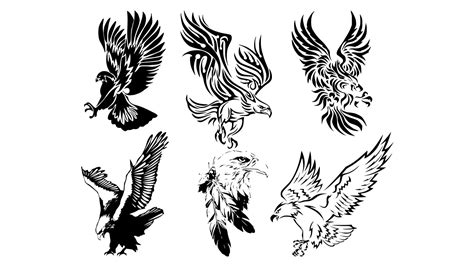 Awesome Tribal Eagle Tattoos Free Cdr Vectors Art For Free Download