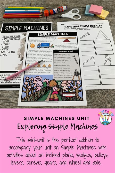 Lets Explore Simple Machines Activities A Mini Unit And Flip Book