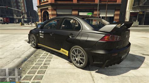 Mitsubishi Lancer Evolution X Skin From Polis Evo Malaysia Gta5