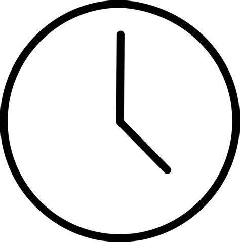 Clock Png Icon Free Icons Library