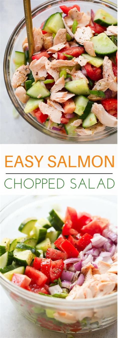 Salmon Chopped Salad Recipe Primavera Kitchen