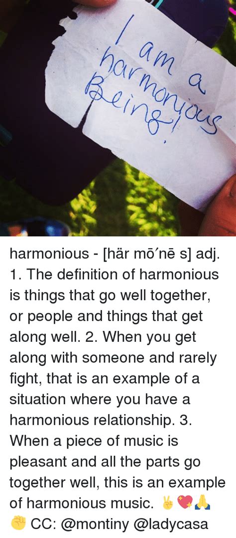 What does harmonious relationship mean. harmonious ...