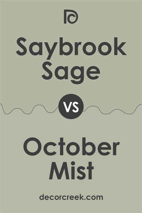 Saybrook Sage HC Paint Color By Benjamin Moore DecorCreek