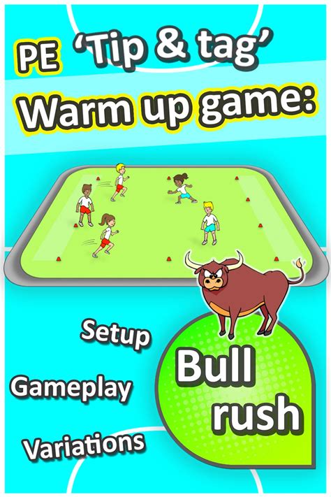 Bull Rush An Agility Focussed Pe Warm Up Game Great For Grade K 6