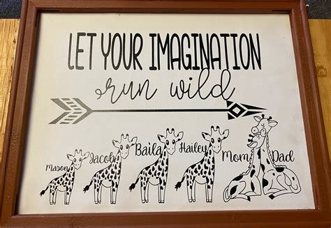 Let Your Imagination Run Wild Etsy