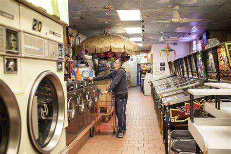 The Sunshine Laundromat Cleaners In Brooklyn Turns Laundry Night