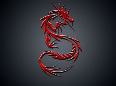 47 Red Dragon Gaming Wallpaper