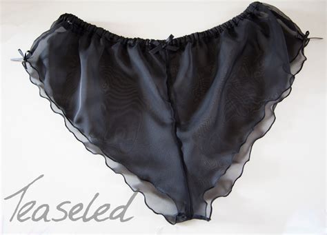 Sheer Chiffon Mini Mesh French Knickers Sexy Lingerie Panties Multiple