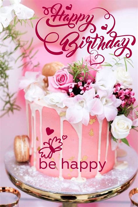We are bringing many wishes. 32+ Great Image of Happy Birthday Cake And Flowers | Happy ...