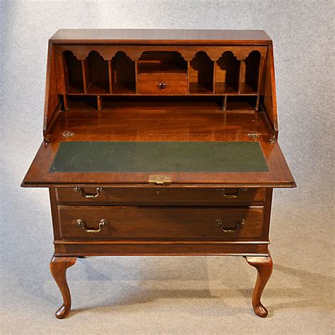 Antique Bureau Writing Desk Mahogany English Antiques Atlas