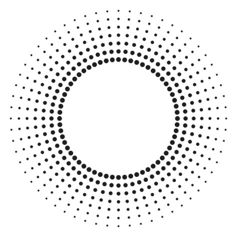 Download Halftone sun rays circle icon - Transparent PNG & SVG vector file