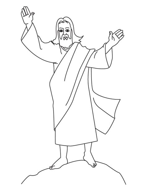 Jesus Coloring Pages For Preschoolers Coloring Pages