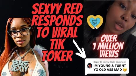 Tik Toker Goes Viral For Saying Rapper Sexy Red Is An Industry Plant