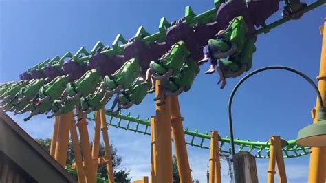 The Riddler Revenge Off Ride Hd Six Flags New England Youtube