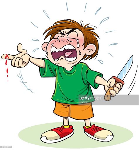 Child With Knife Injuries High Res Vector Graphic Getty Images