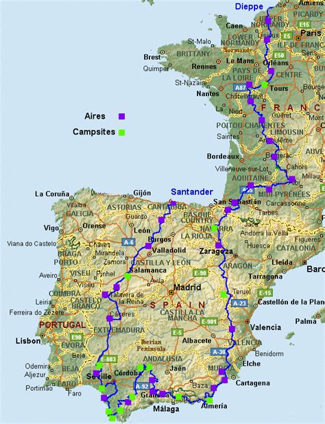 Map Of France And Spain Photos Cantik