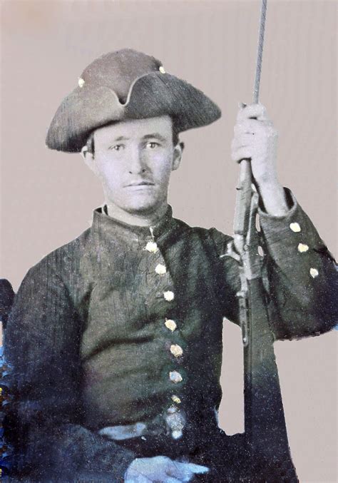 Confederate Soldier With Carbine Possibly A Maynard Carbine Many