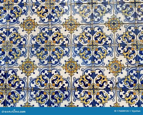 Antique Vintage Macau Mosaic Ceramic Tile Portuguese Azulejos De