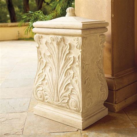 Decorative Outdoor Trash Can Patio Storage Outdoor Trash Cans Frontgate