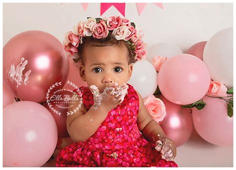 I like to keep it light and airy with pastel colors. Happy 1st Birthday! { San Antonio Cake Smash Photographer ...