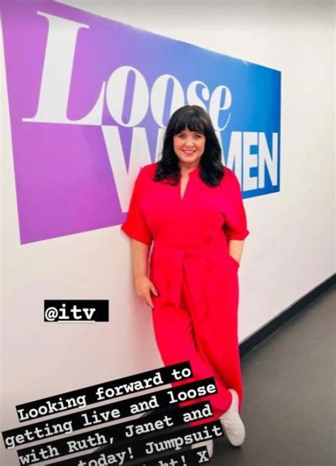 Loose Women S Coleen Nolan Gets Fans Talking In Daring Waist Cinched Outfit Hello