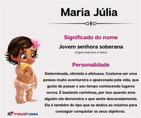 Significado Do Nome Maria Júlia 🤔 Curiosidades 👀 Mensagens 👼