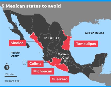 Mexico Travel Warning Us Urges Citizens To Avoid 5 Mexican States