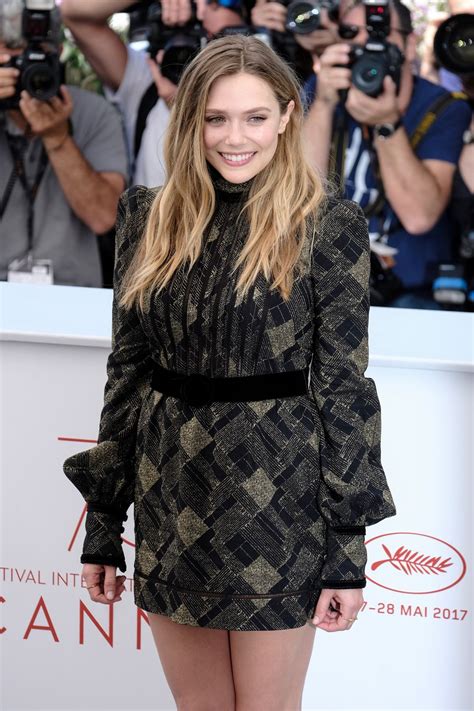 Elizabeth Olsen Wind River Photocall At Cannes Film Festival 0520
