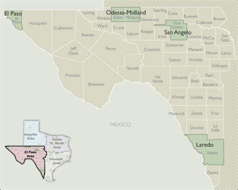 Texas Metro Area Zip Code Wall Maps