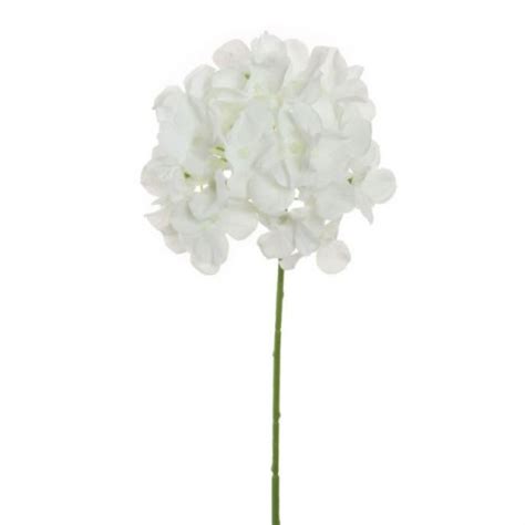 Artificial Hydrangea White 62cm Artificial Flowers