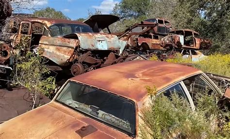 Huge Texas Junkyard Is Home to Thousands of Classics, Big Stash of