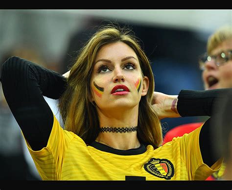 Belgiums World Cup Fans The Beauties Cheering On The Englands