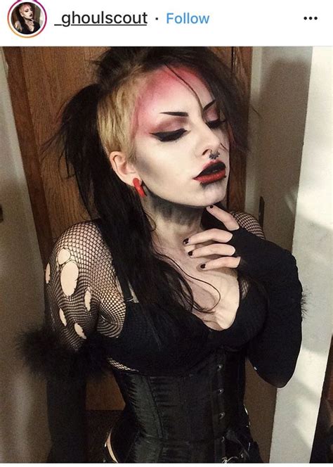 Pin By Raven On Alternative Creeps Halloween Face Makeup Face Makeup