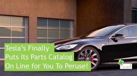 Teslas Parts Catalog Is Now Online Youtube