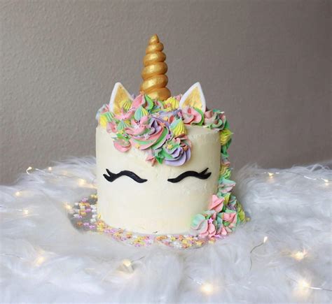 [Homemade] Unicorn birthday cake : food