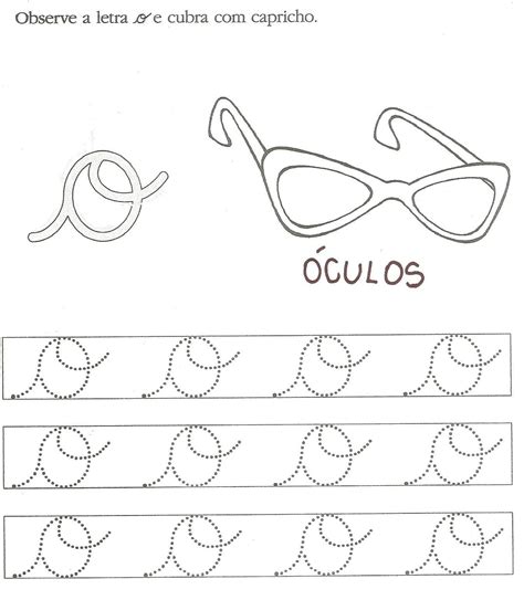 Atividades Com A Vogal O