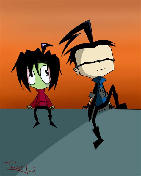 Invader Zim Invasor Zim By Rotzanie On Deviantart