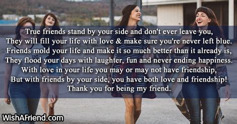 True friends are the ones that stick with us through the good times and the challenging times of life. True Friends, Friendship Poem