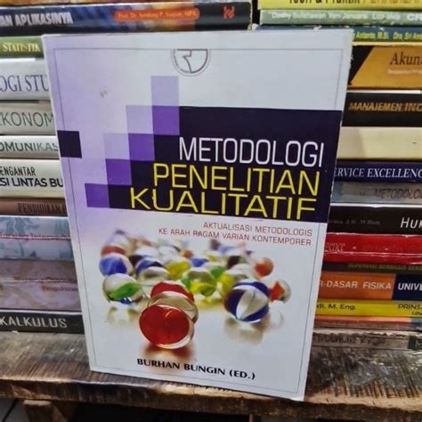 Jual Metodologi Penelitian Kualitatif By Burhan Bungin Shopee Indonesia