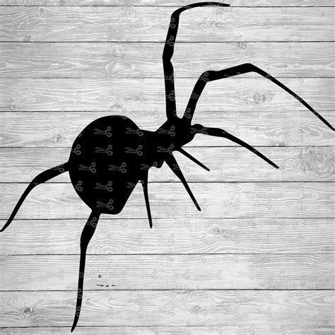 Black Widow Spider Svgeps And Png Files Digital Download Files For