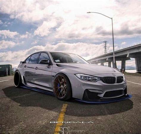 Bmw F80 M3 White Widebody Slammed Car Wheels Bmw Car Wheels Diy