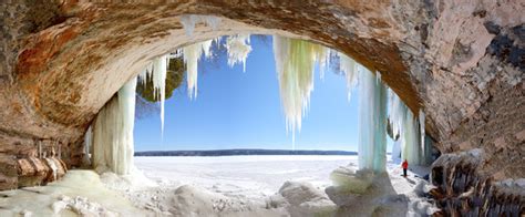 Michigan Nut Photography Winter In Michigan Grand Island Ice Cave