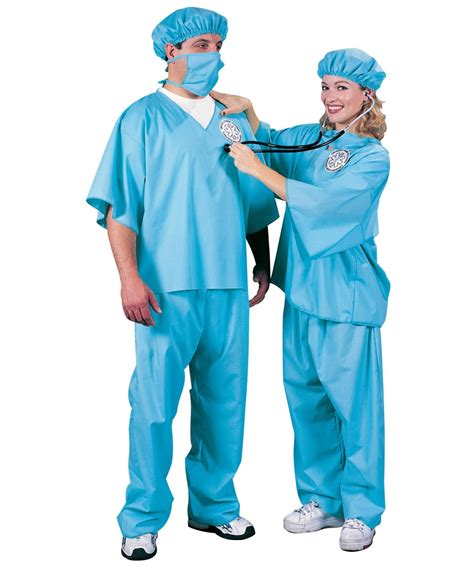 Adult Doctor Scrubs Costume Set Ubicaciondepersonascdmxgobmx