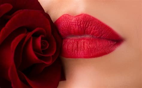 Premium Photo Sexy Plump Lips Red Lipstick Lips With Lipstick Closeup