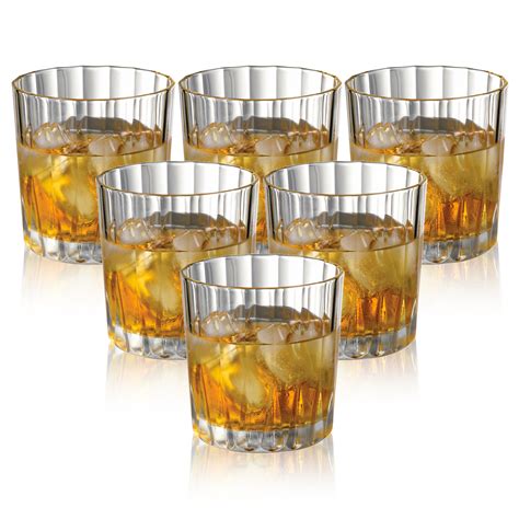 Set Of 6pc 300ml Lined Whiskey Tumblers Drinking Glasses Set Dinner Wedding Xmas 8693357238701